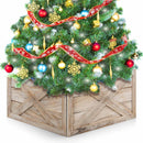 28.5 Inch Wooden Tree Collar Box for Indoor/Outdoor Use