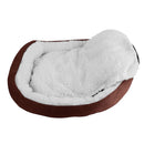 Pet Dog Bed Soft Warm Fleece Puppy Cat Bed Dog Cozy Nest Sofa Bed Cushion For S/M Dog