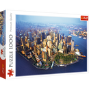1000 Piece Jigsaw Puzzles, New York, NYC Puzzle with City Skyline and Aerial View, Puzzle of USA, Adult Puzzles, Trefl 10222
