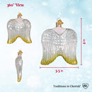 Sterling Angel Wings Ornament
