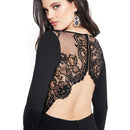 Bebe Womens Lace Back Dress, Size Medium