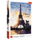 1000 Piece Jigsaw Puzzles, Paris at Dawn Puzzle, France, Puzzle of The Eiffel Tower, Arc De Triumph, Adult Puzzles, Trefl 10394