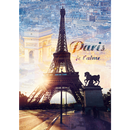 1000 Piece Jigsaw Puzzles, Paris at Dawn Puzzle, France, Puzzle of The Eiffel Tower, Arc De Triumph, Adult Puzzles, Trefl 10394