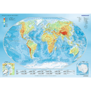 1000 Piece Jigsaw Puzzles, Physical Map of The World, Puzzle of the Earth with Countries, Adult Puzzles, Trefl 10463