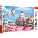 1000 Piece Jigsaw Puzzles, Funny Cities, Sweets in Venice, Colorful Puzzle of Venice with sweets, Adult Puzzles, Trefl 10598