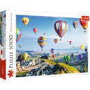1000 Piece Jigsaw Puzzles, View of Cappadocia, Turkey, Hot Air Balloons, Beautiful Landscape Puzzles, Adult Puzzles, Trefl 10613