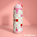 Mauve Shimmer 3.25” Scalloped Shorty Tumbler Boot