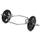 56 Inch Olympic Hexagon Deadlift Trap Bar with Folding Grips Powerlifting