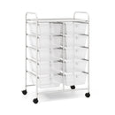 10-Drawer Rolling Storage Cart