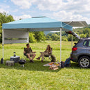 10 x 17 Feet Pop Up Canopy Tent with Dual Adjustable Awnings
