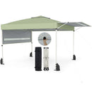 10 x 17 Feet Pop Up Canopy Tent with Dual Adjustable Awnings