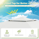 10 x 17 Feet Pop Up Canopy Tent with Dual Adjustable Awnings
