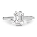 0.48 Carat Genuine White Diamond 18K White Gold Ring