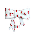 Cherries 3D Bow Straw Topper *Hydroprinted*
