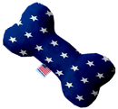 Pet and Dog Plush Heart or Bone Toy, "Independence Day Group" (Available in different sizes, and 9 different pattern options!)