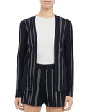 Theory Hankson Striped Cardigan, Size Small