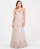 Trixxi Juniors Floral-Embroidered Tulle Gown, Size 5