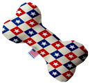 Pet and Dog Plush Heart or Bone Toy, "Independence Day Group" (Available in different sizes, and 9 different pattern options!)
