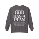 God Has a Plan Crewneck Sweatshirt – Jeremiah 29:11 Christian Pullover