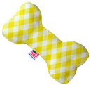 Pet and Dog Plush Heart or Bone Toy, "Plaids Group"