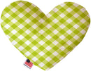 Pet and Dog Plush Heart or Bone Toy, "Plaids Group"