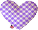 Pet and Dog Plush Heart or Bone Toy, "Plaids Group"