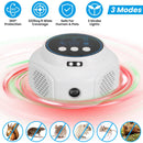 360¡ Ultrasonic Mice Repellent Indoor Rodent Repeller Rat Squirrel Rodent Chaser with 3 Modes 2 Strobe Lights for Kitchen Warehouse