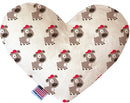 Pet and Dog Plush Heart or Bone Toy, "Dapper Dogs Group"