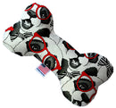 Pet, Dog Plush Heart or Bone Toy, "Mary Jane Group" (Available in different sizes, and 7 different pattern options!)