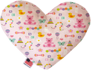 Pet and Dog Plush Heart or Bone Toy, "Oh Baby Group" (Available in different sizes, and 12 different pattern options!)