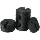 Set of 8 Canopy Weights 40lbs Weight Plate Kit with No-Pinch Design