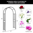 7.2 Feet Garden Decoration Climbing Plants Arch