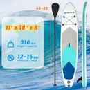 11 Feet Premium SUP Inflatable Stand Up Paddle Board with Accessories-L