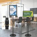 11x17 Adjustable Height Sign Holder Stand with Snap Frame