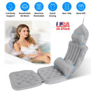 Full Body Bath Pillow with Lumbar Support & Suction Cups