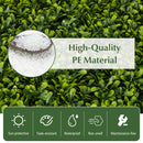 12-Pieces 20 Inch x 20 Inch Artificial Hedge Boxwood Panels