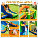 Inflatable Bounce House Water Park with Slide and 480W Blower