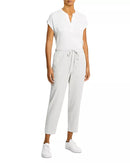 Theory Trecca Linen Blend Joggers in Nickel, Size X-Large