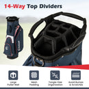 Golf Cart Bag Lightweight Portable Golf Club Organizer Bag