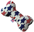 Pet and Dog Plush Heart or Bone Toy, "Independence Day Group" (Available in different sizes, and 9 different pattern options!)