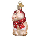 Snowy Pig Ornament