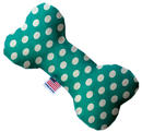 Pet and Dog Plush Heart or Bone Toy, "Swiss Dots Group" (Available in different sizes, and 10 different pattern options!)