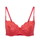 Adore Me Womens Roxanne Unlined Balconette Bra - 38DDD/Dark Orange