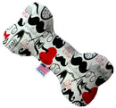 Pet and Dog Plush Heart or Bone Toy, "Dapper Dogs Group"