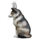 Sitting Wolf Ornament
