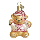 Baby Girl's First Teddy Bear Ornament