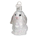 White Baby Bunny Ornament