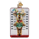 Reindeer Mugshot Ornament