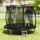 12FT Outdoor Trampoline Heavy-Duty Recreational Trampoline with Safety Enclosure Net