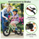 14-Inch Kids Bike Adjustable with Training Wheels for 3-5 Years Old